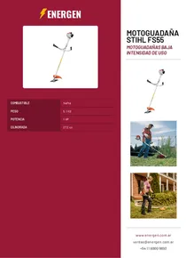 Motoguadaña Stihl FS55 - Folleto