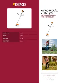 Motoguadaña Stihl FS94 - Folleto