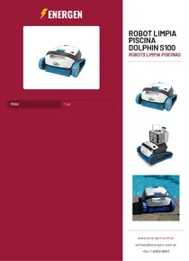 Robot Limpia Piscina Dolphin S100 - Folleto