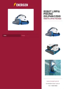 Robot Limpia Piscina Dolphin S300i - Folleto