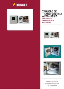 Tablero de Transferencia Automática - Folleto