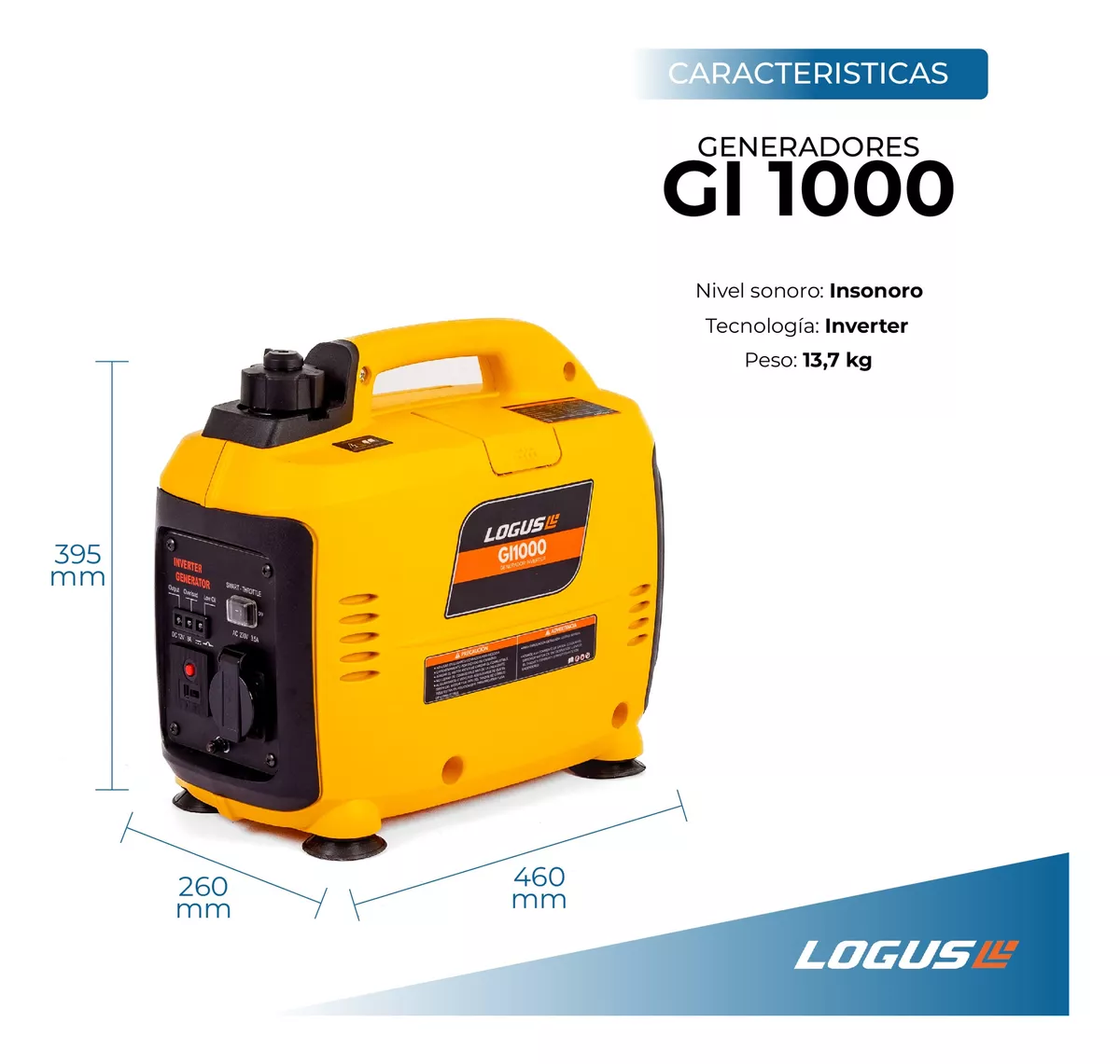 Grupo Electrógeno Inverter Logus GI1000