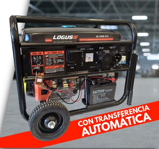 Grupo Electrógeno Nafta Logus GL7500E ATS