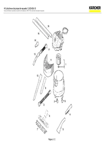 Aspiradora Karcher VC2 - Despiece