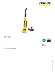 Aspiradora Fregadora Karcher FC5 - Ficha Técnica