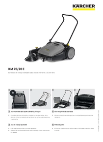 Barredora Industrial Karcher KM 70/20 C - Ficha Técnica