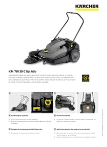 Barredora Industrial Karcher KM 70/30 C - Ficha Técnica