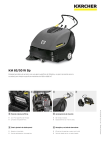 Barredora Industrial Karcher KM 85/80 - Ficha Técnica