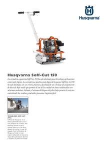 Cortadora de Piso Husqvarna Soff-Cut X-150 - Ficha Técnica