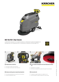 Fregadora Karcher BD530 XL - Ficha Técnica