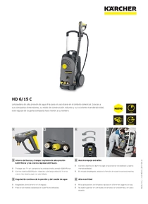 Hidrolavadora Karcher HD6/15C - Ficha Técnica