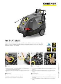 Hidrolavadora Karcher HDS9/17-4C - Ficha Técnica