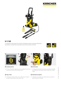 Hidrolavadora Karcher K5 - Ficha Técnica