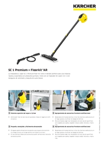 Limpiadora a Vapor Karcher SC1 - Ficha Técnica