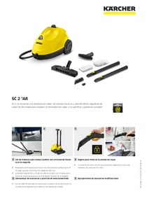 Limpiadora a Vapor Karcher SC3 - Ficha Técnica