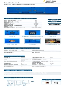 Grupo Electrógeno Diesel Logus 100BRs - Ficha Técnica