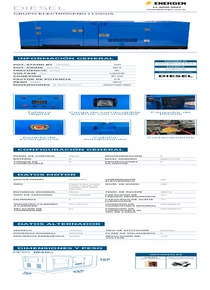 Grupo Electrógeno Diesel Logus 200BRs - Ficha Técnica