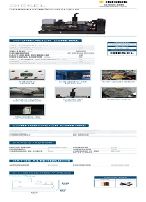 Grupo Electrógeno Diesel Logus 41BRa - Ficha Técnica