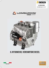 Motor Diesel Lombardini 15 LD 440 - Folleto