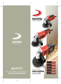 Amoladora Angular Daihatsu AA710 - Manual