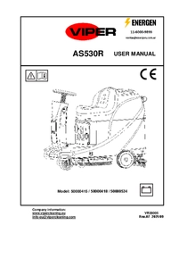 Fregadora Nilfisk AS530 Viper - Manual