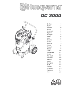 Aspiradora Industrial Husqvarna DC3000 - Manual