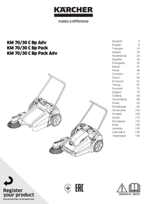 Barredora Industrial Karcher KM 70/30 C - Manual