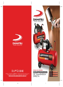 Compresor de Aire Daihatsu C2050 - Manual