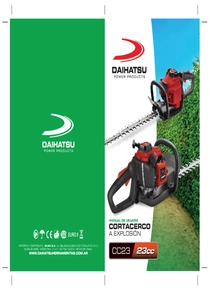 Cortacercos Daihatsu CC23 - Manual