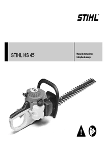 Cortacercos Stihl HS82R - Manual