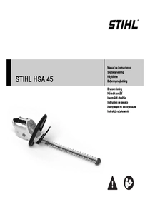 Cortacercos a Batería Stihl HSA45 - Manual