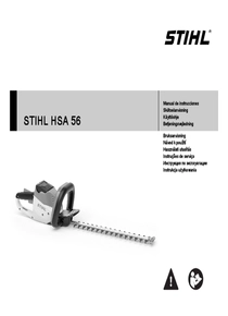 Cortacercos a Batería Stihl HSA56 - Manual