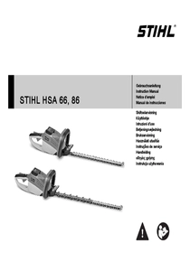 Cortacercos a Batería Stihl HSA66 - Manual