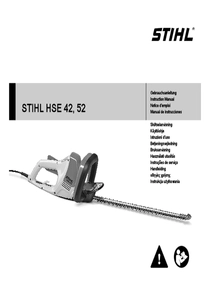 Cortacercos Eléctrico Stihl HSE42 - Manual