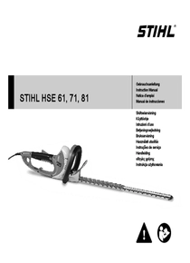 Cortacercos Eléctrico Stihl HSE61 - Manual