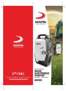 Grupo Electrógeno Inverter Daihatsu GE2000i - Manual