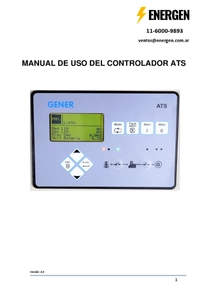 Tablero de Transferencia Automática - Manual