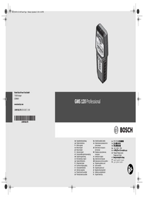 Detector de Materiales Bosch GMS 120 - Manual de Usuario