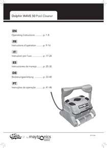 Robot Comercial Limpia Piscina Dolphin Wave 50 - Manual