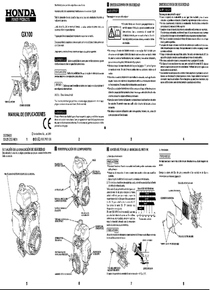 Motor Nafta Honda GX200 - Manual de Usuario