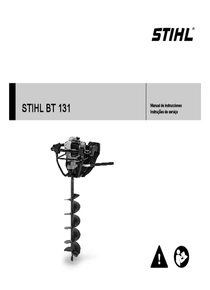 Hoyadora Stihl BT131 - Manual