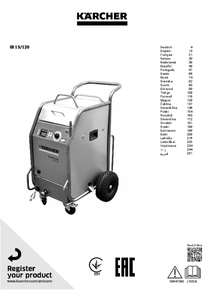 Limpiadora a Hielo Seco Karcher IB 15/120 - PDF
