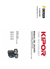 Motor Diesel Kipor KM186FE - Manual