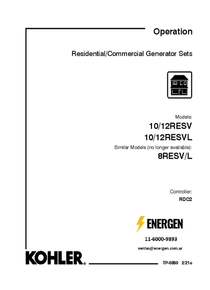 Grupo Electrógeno a Gas Kohler 12RESV - PDF