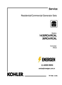 Grupo Electrógeno a Gas Kohler 26RCA - PDF