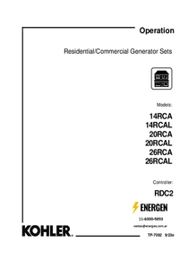 Grupo Electrógeno a Gas Kohler 26RCA - PDF