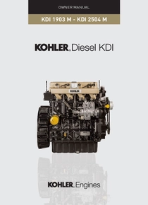 Motor Diesel Kohler KDI 2504M - Manual de Usuario