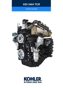 Motor Diesel Kohler KDI 3404TCR SRC - Manual de Usuario