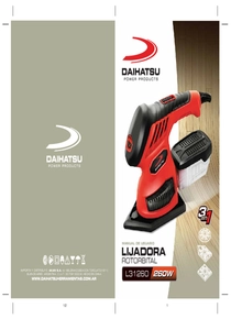 Lijadora Rotorbital Daihatsu L31260 - Manual