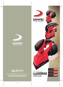 Lijadora Orbital Daihatsu LOR150 - Manual